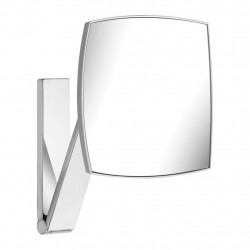 Keuco iLook move - Kosmetické zrcadlo bez osvětlení, trojrozměrné nastavitelné rameno, 5x zvětšení, 200 x 200 mm, chrom 17613010000